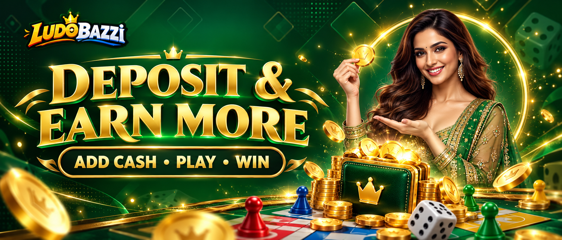 GET 100% EXTRA CASH ON FIRST DEPOSIT